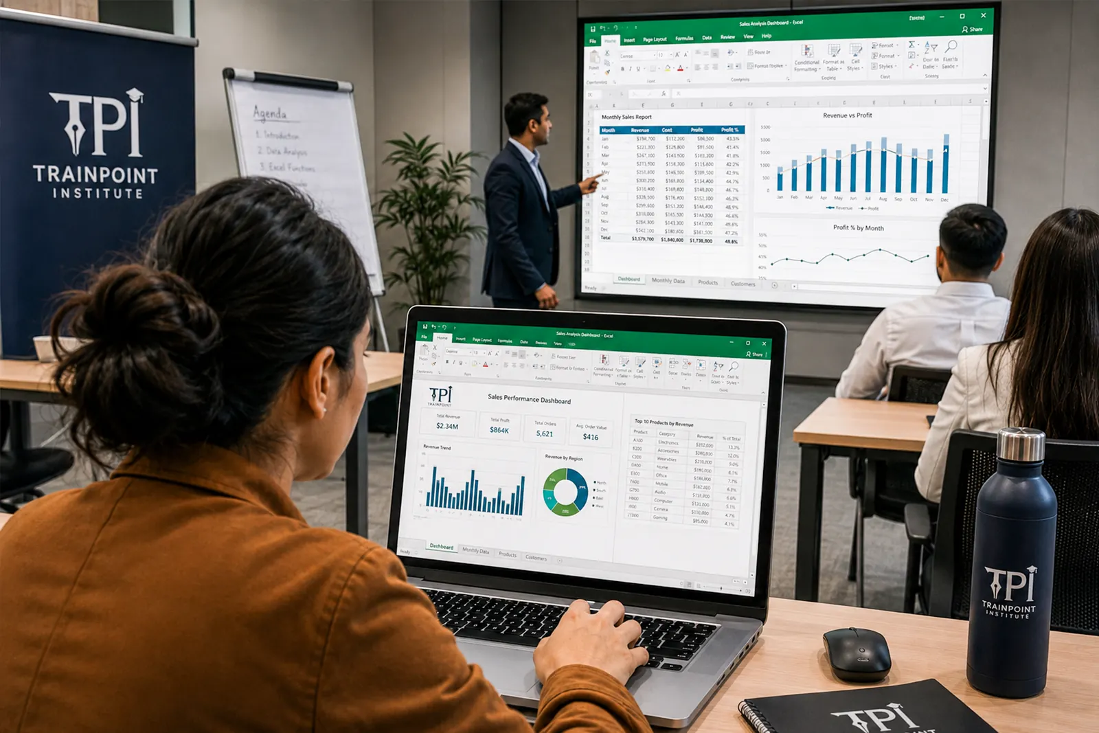 Advanced Excel Workshop – Reporting, Analysis & Automation — Train Point Institute Dubai