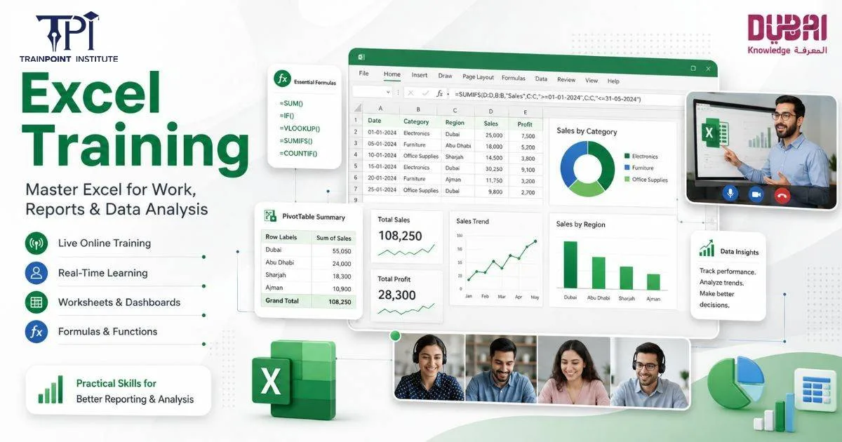 Excel Corporate Training Intermediate Level