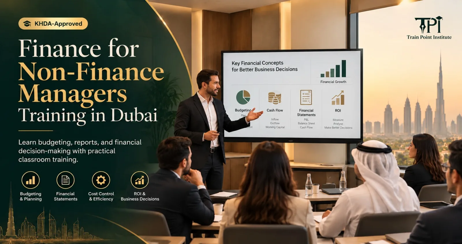 Finance for Non-Finance Managers training in Dubai